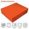 Better Office Products EVA Foam Sheets, 9 x 12 Inch, 2mm Thick, Orange Color, for Arts and Crafts, 30 Bulk Sheets, 30PK 01217 - alternate 6